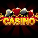 casino-background-logo-with-game-card-signs-golden-gambling-inscription-for-banner-vector